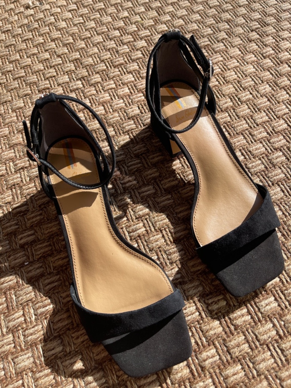 Sam Edelman Square Toe Kitten Heels 🐈‍⬛